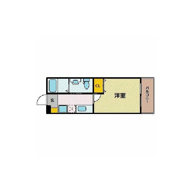 ダイドーメゾン阪神西宮駅前 404 間取り図