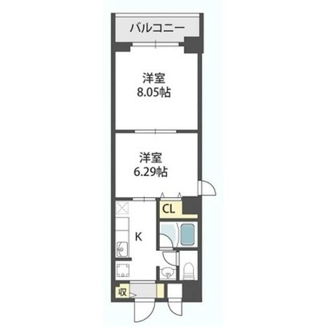 エクセランス西宮 00302 間取り図