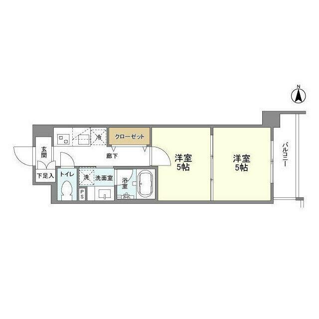 コンフォリア西宮 0208 間取り図