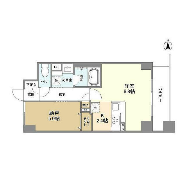 コンフォリア西宮 0603 間取り図