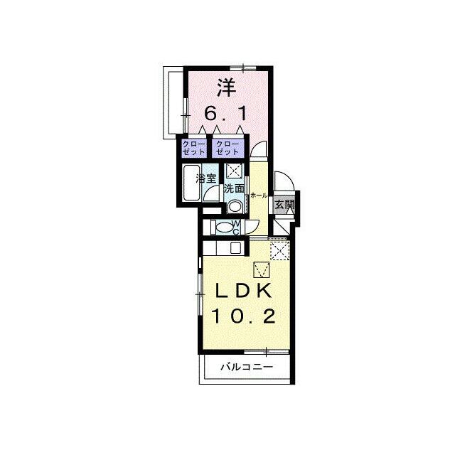 ｃｅｒｎｅ西宮 102 間取り図