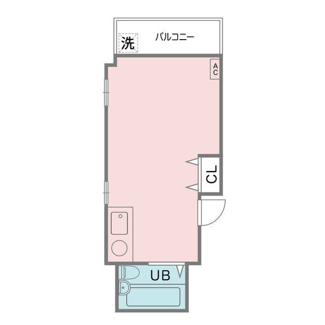 ブルックハイム甲子園 201 間取り図