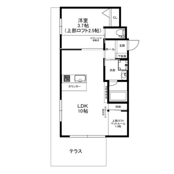 GRAN KOBELIA津門大箇町 102 間取り図