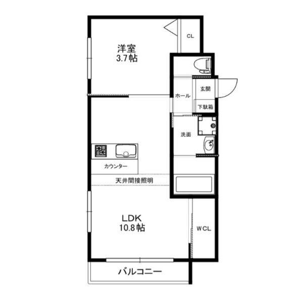 GRAN KOBELIA津門大箇町 302 間取り図