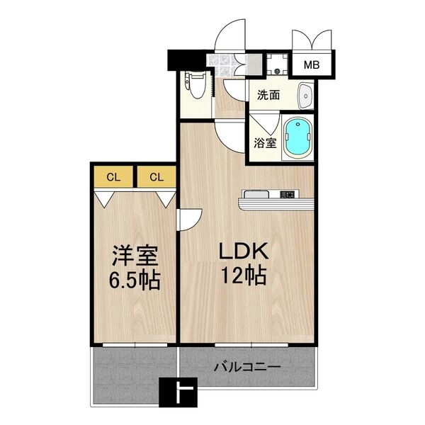 プレジオ西宮 310 間取り図