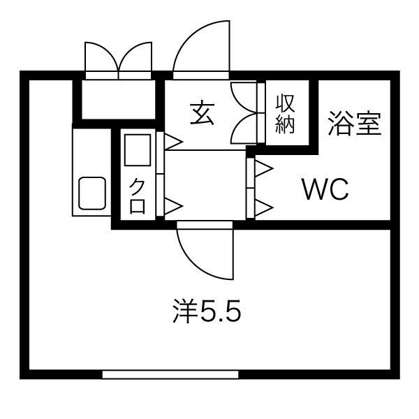 サンパレス21夙川東 303 間取り図