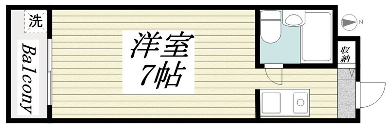 メゾン・ド・アヴニール 302 間取り図