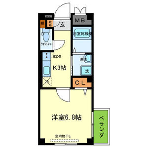 ロータスコートⅡ 303 間取り図