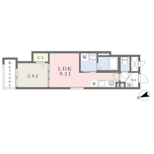 ノア甲子園 204 間取り図