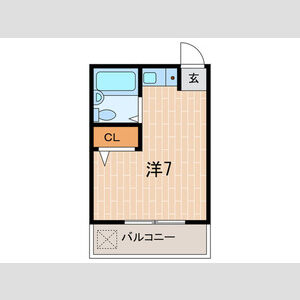 ライトハイツ 302 間取り図