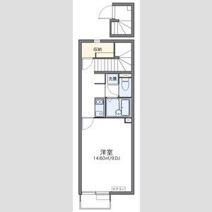 レオネクストさくら五段坂I 203 間取り図