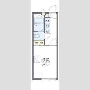 レオパレスシェ モアII 205 間取り図