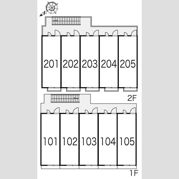 レオパレスウィル鳴尾 103 間取り