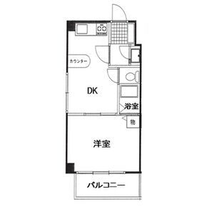 ヴィヴァンデ上甲子園 601 間取り図