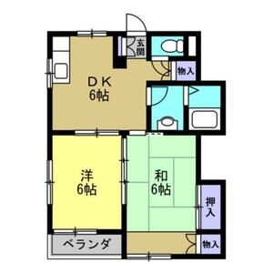 河内メゾン 202 間取り図