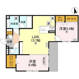グラン アルベロ 102 間取り図