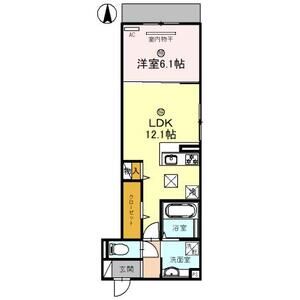 ヴェラ ロホ 103 間取り図