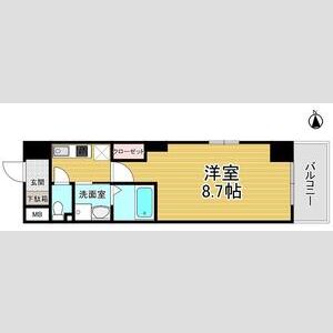 アペックスヒルズ西宮 401 間取り図