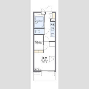 レオパレスシャンテ本町 203 間取り