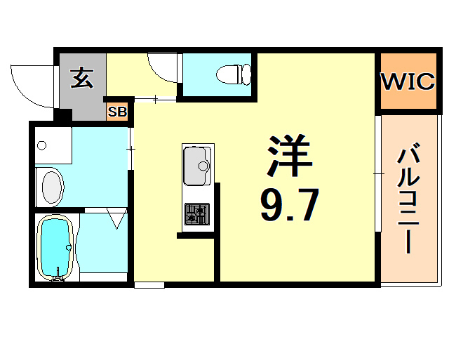 ラ リュール【旭化成】 102 間取り図