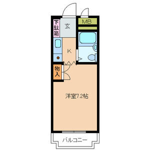ダンディライオン西宮 203 間取り図