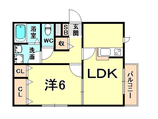 ラ・カーサ夙川【旭化成】 101 間取り図