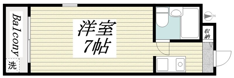 メゾン・ド・アヴニール 401 間取り図