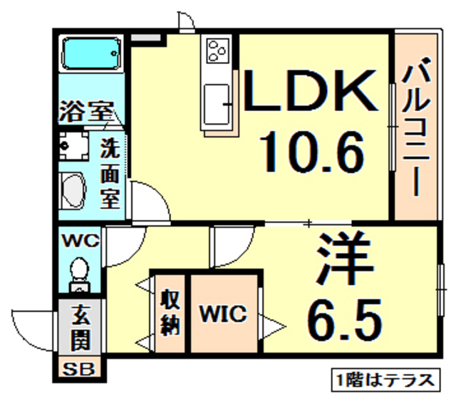 ディヴェルティ【旭化成】 102 間取り図