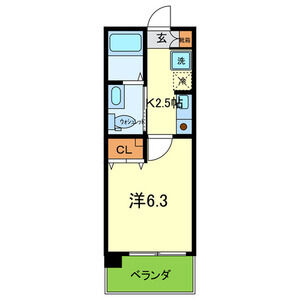 ダイドーメゾン阪神西宮駅前 706 間取り図