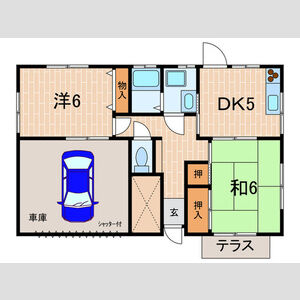 ハイツウメノ 101 間取り図