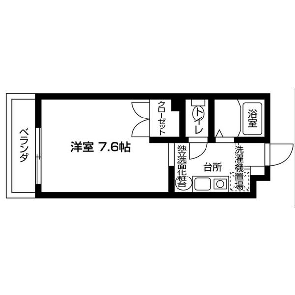 Augusta壱番館 203 間取り図