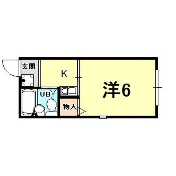 ハイツプチ 202 間取り図