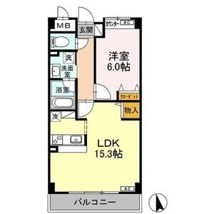 MINT甲子園三番町 103 間取り図