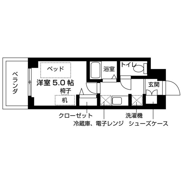 classy BASE 武庫川 516 間取り図