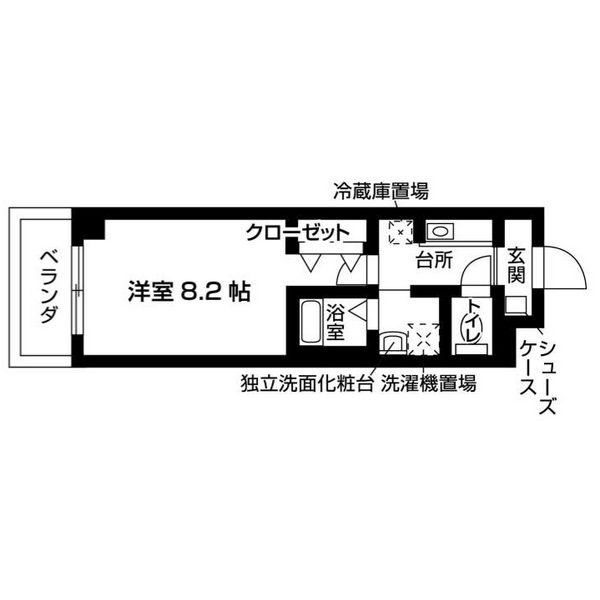 ラビグレイス武庫川 508 間取り図