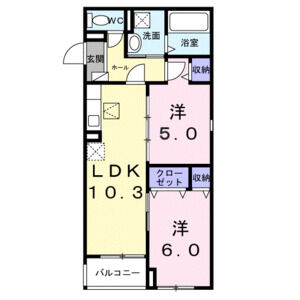 ヒカルサ西宮浜甲子園サウス 101 間取り図