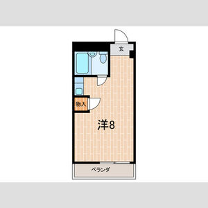 ワンライフ甲陽 403 間取り図