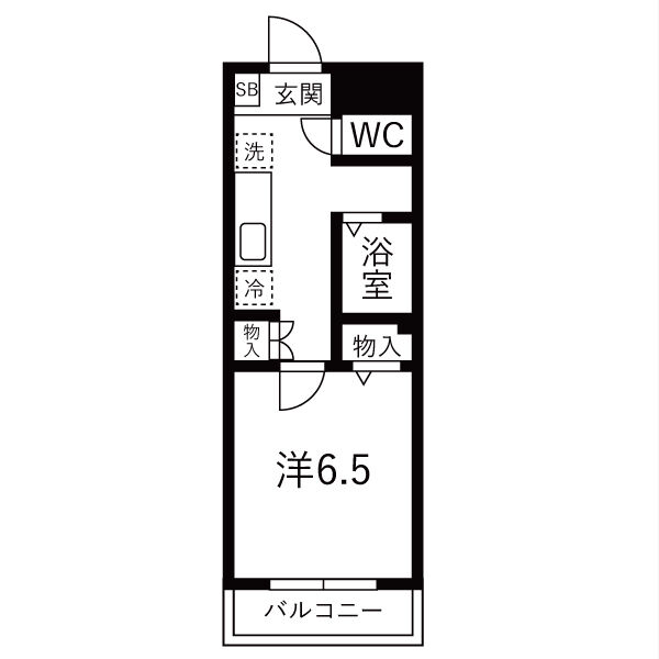 ange夙川 204 間取り図