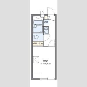 レオパレスオアシス山手 202 間取り